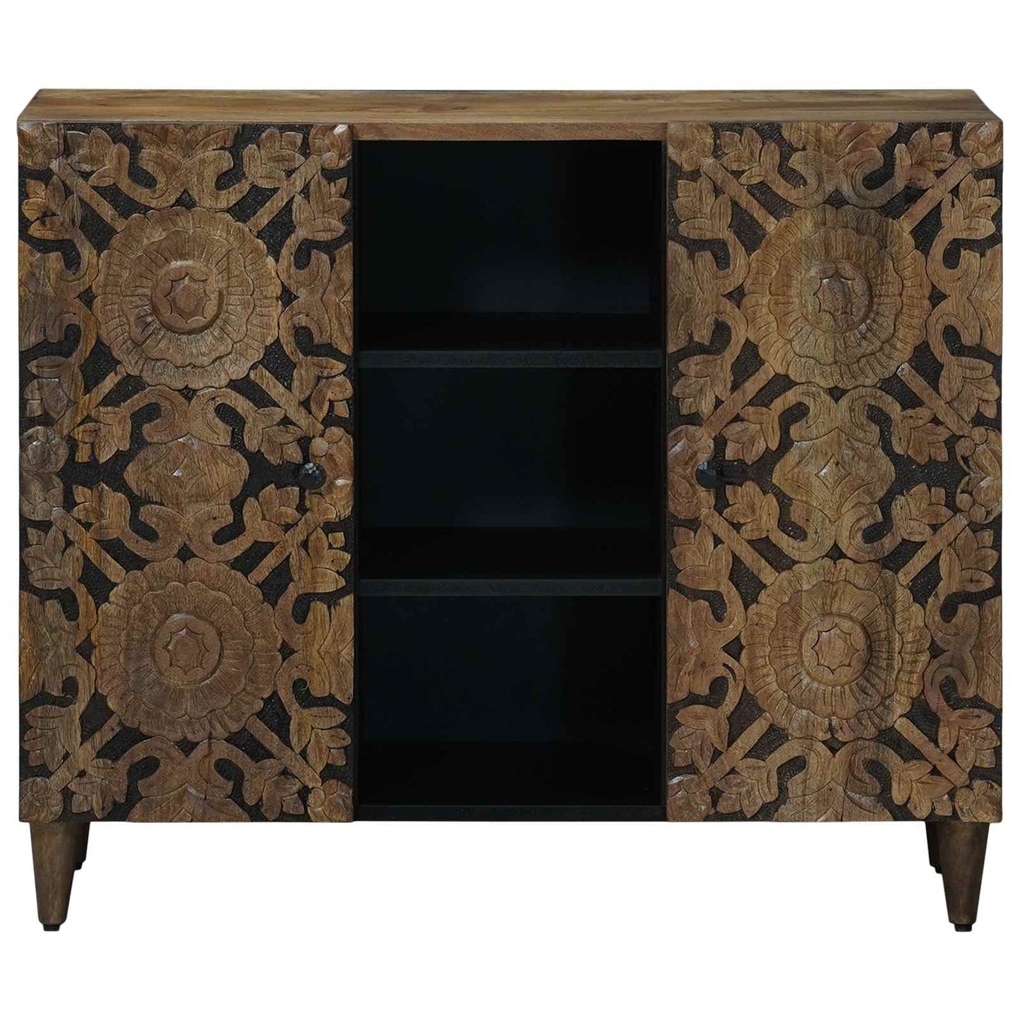 Credenza Marrone 90 x 33,5 x 75 cm Legno di mango massello