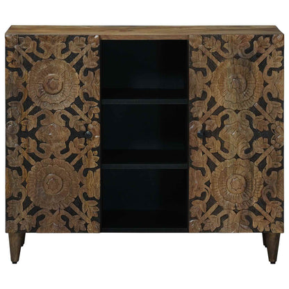 Credenza Marrone 90 x 33,5 x 75 cm Legno di mango massello