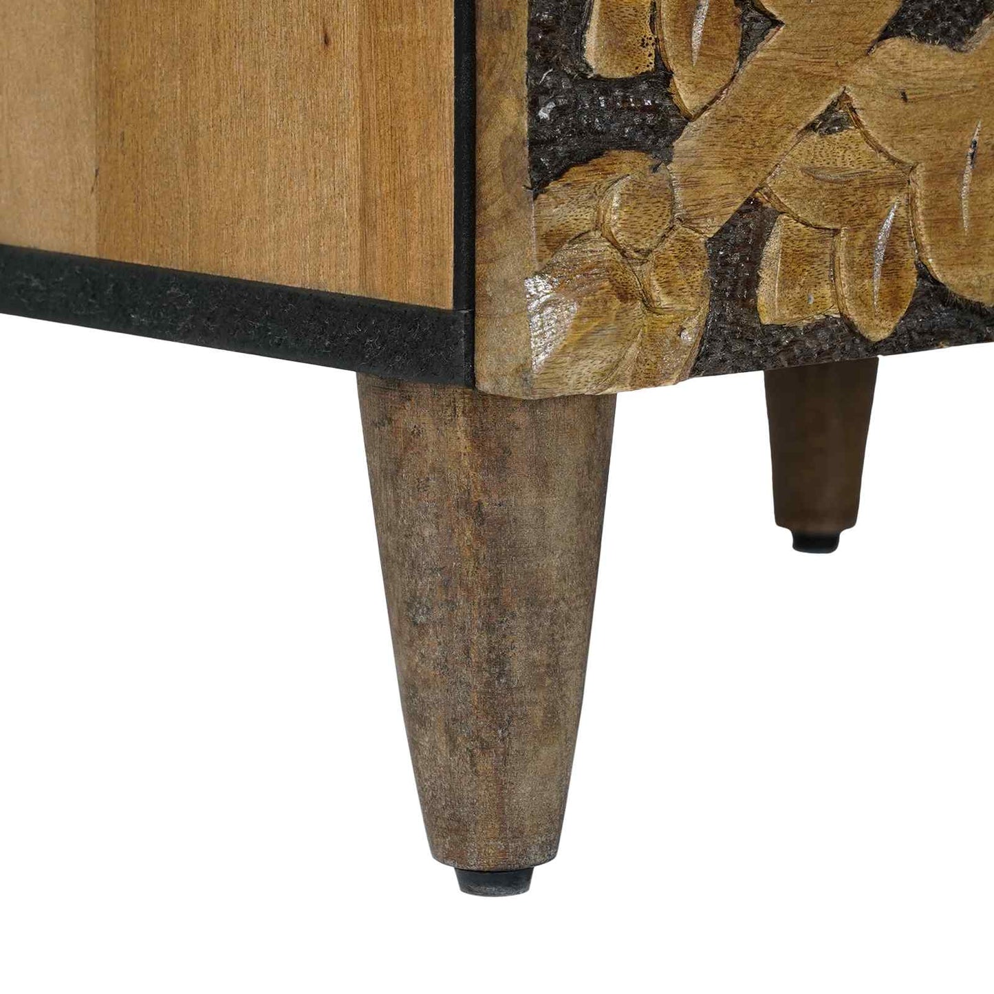 Mobile Alto Marrone 40 x 33,5 x 110 cm Legno di mango massello | homemem39