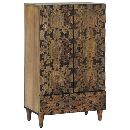 Mobile Alto Marrone 60 x 33,5 x 100 cm Legno di mango massello | homemem39