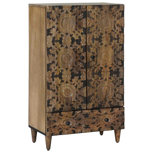 Mobile Alto Marrone 60 x 33,5 x 100 cm Legno di mango massello | homemem39
