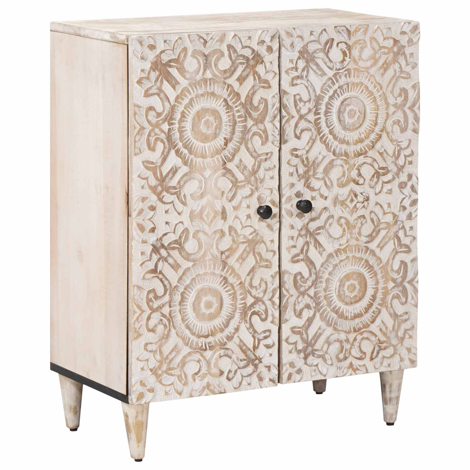 Credenza con Ripostiglio Bianco 60 x 33,5 x 75 cm | homemem39