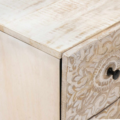 Credenza con Ripostiglio Bianco 60 x 33,5 x 75 cm | homemem39