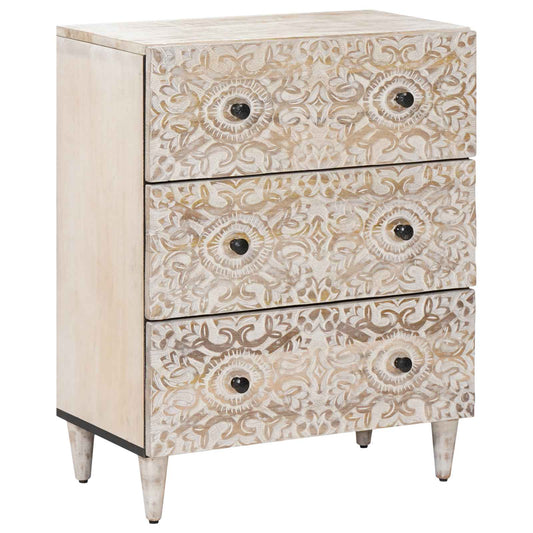 Credenza con Ripostiglio Bianco 60 x 33,5 x 75 cm | homemem39