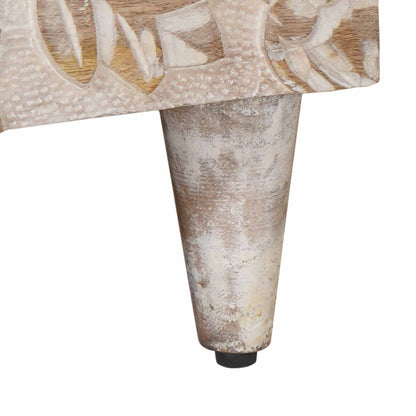 Tavolino da salotto Bianco 80 x 50 x 40 cm | homemem39