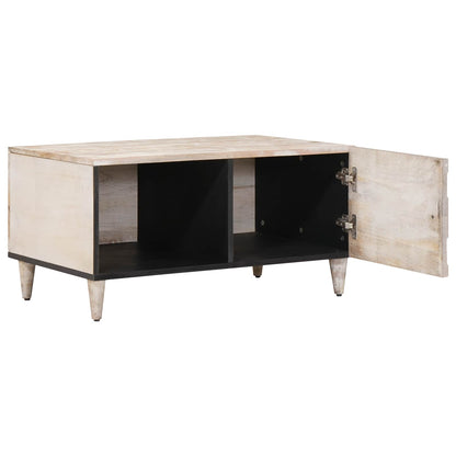 Tavolino da salotto Bianco 80 x 50 x 40 cm
