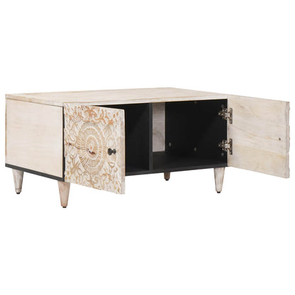 Tavolino da salotto Bianco 80 x 50 x 40 cm | homemem39