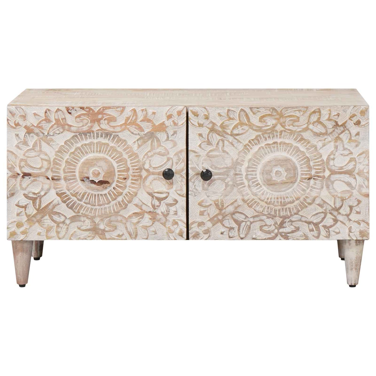Tavolino da salotto Bianco 80 x 50 x 40 cm | homemem39