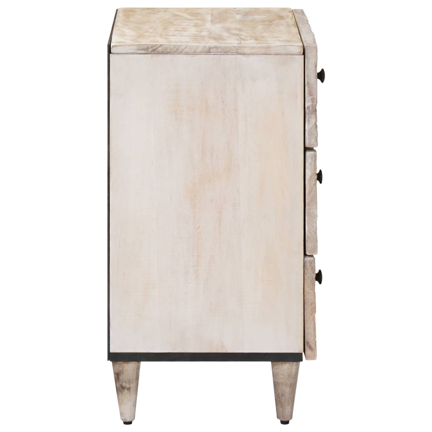 Mobiletto da Letto con cassetto Bianco 50 x 33 x 60 cm | homemem39