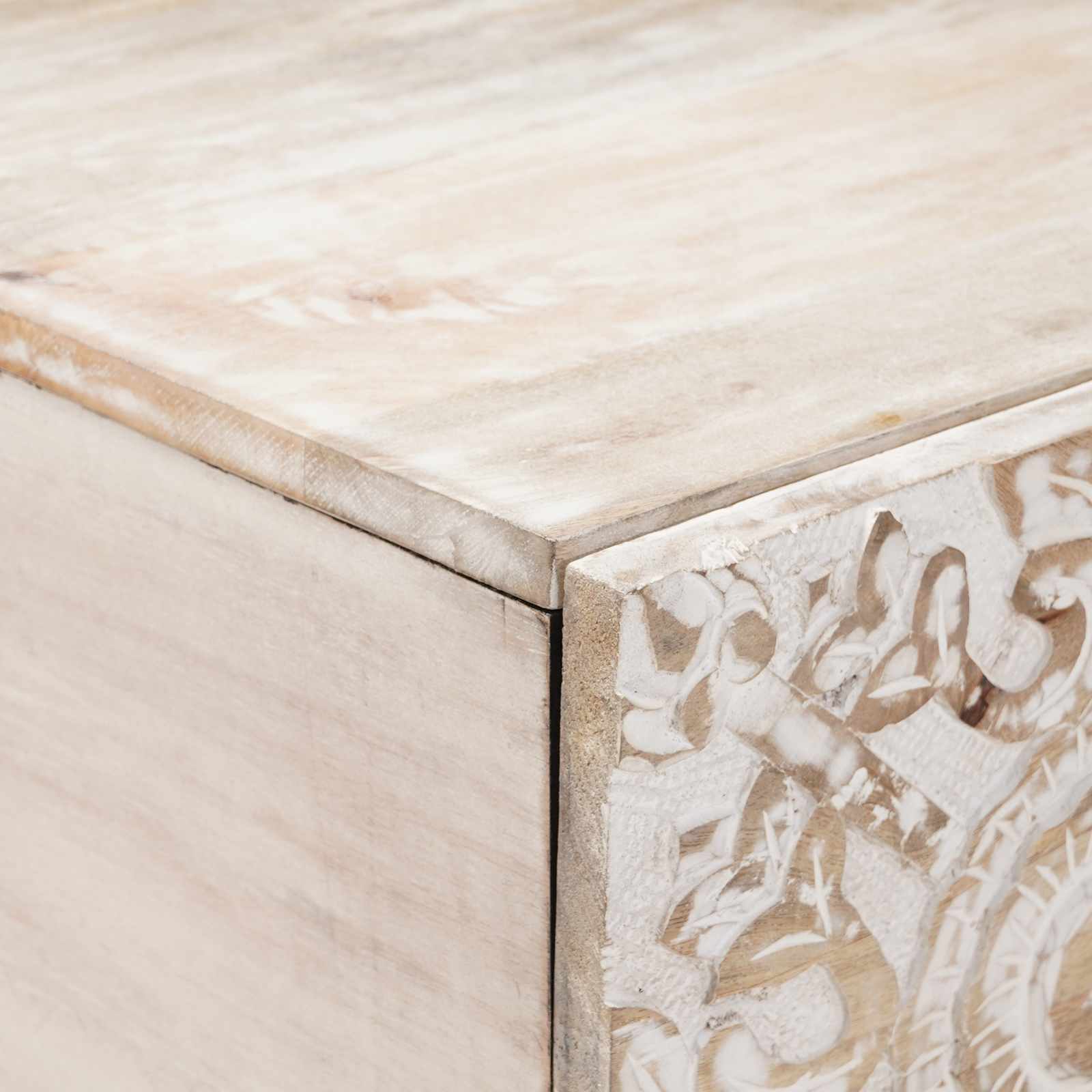 Tavolino da salotto Bianco 100 x 54 x 40 cm | homemem39