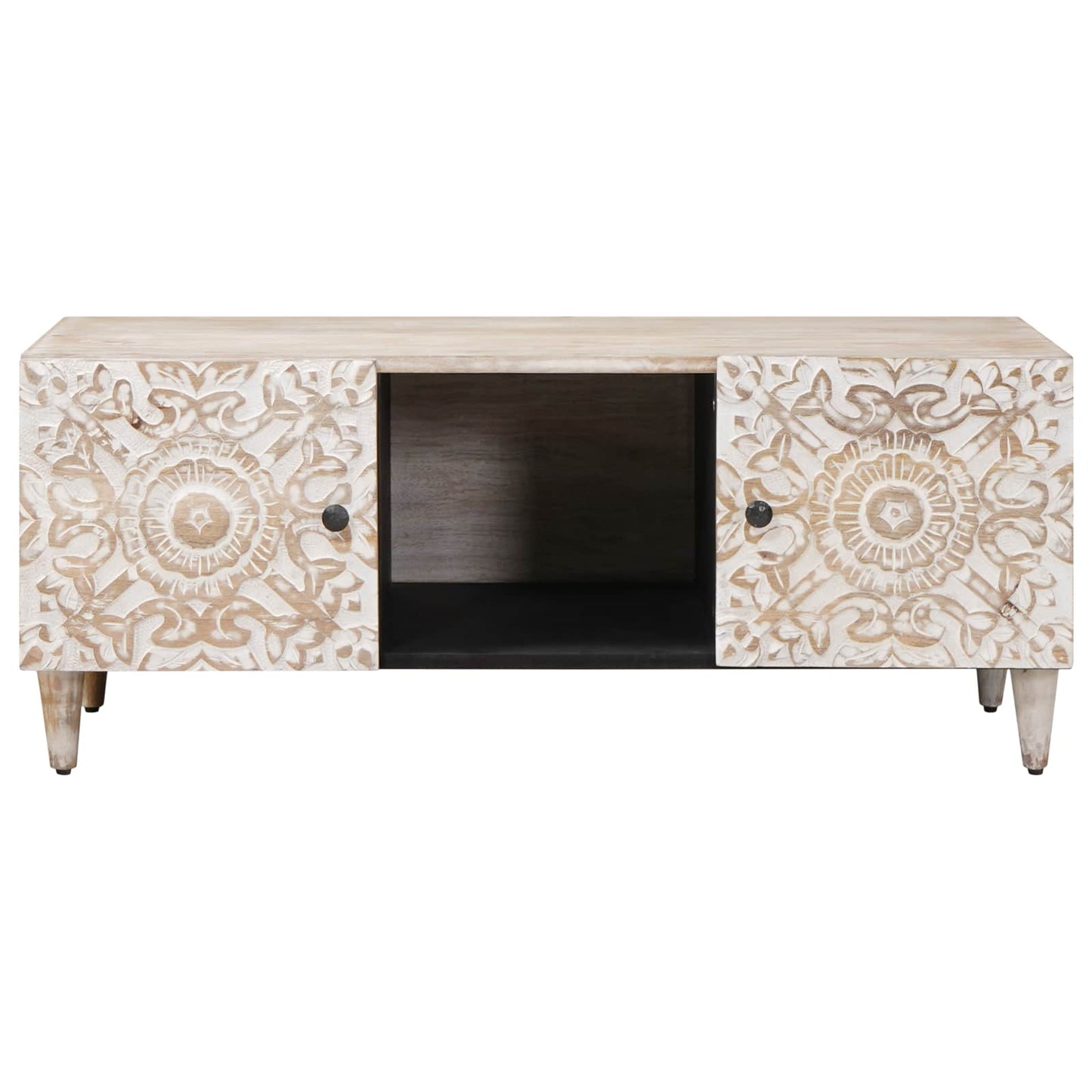 Tavolino da salotto Bianco 100 x 54 x 40 cm | homemem39