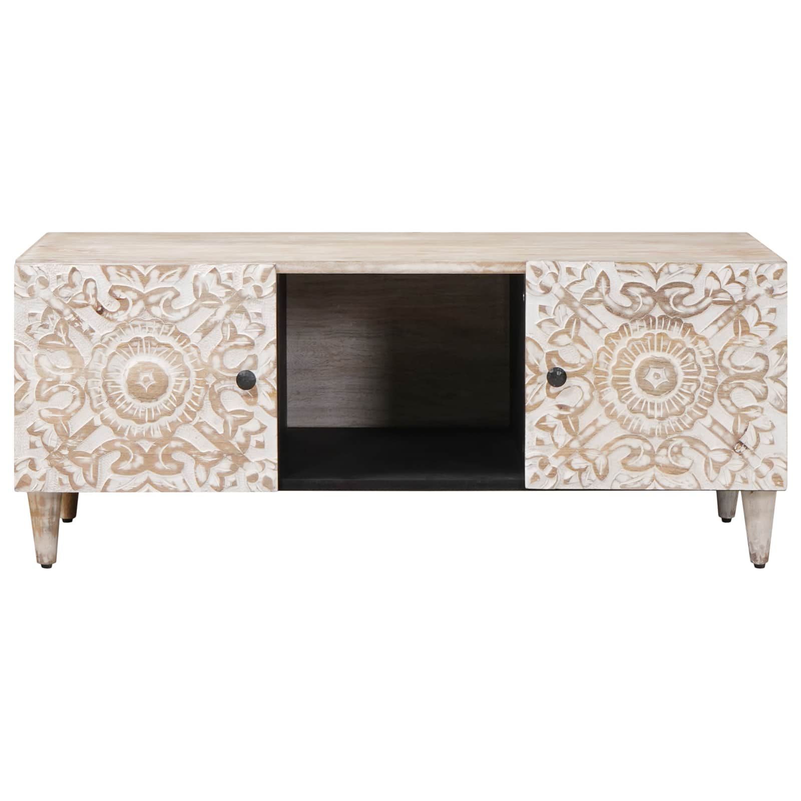 Tavolino da salotto Bianco 100 x 54 x 40 cm | homemem39