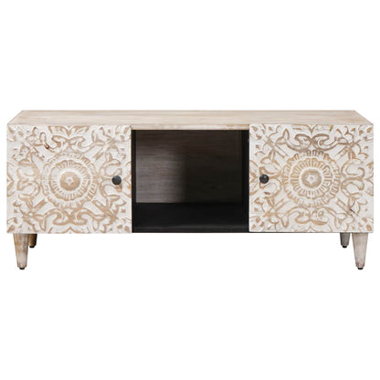 Tavolino da salotto Bianco 100 x 54 x 40 cm | homemem39