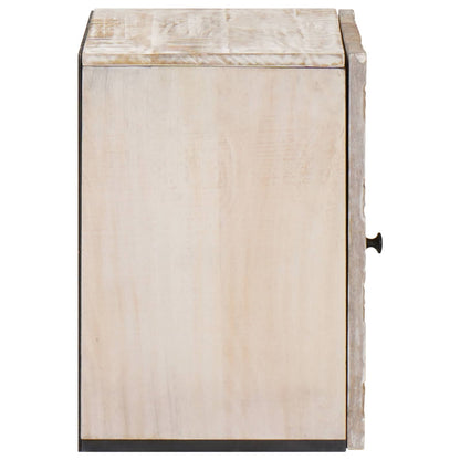 Mobile Appeso da Bagno con porta Bianco 38 x 33,5 x 48 cm | homemem39