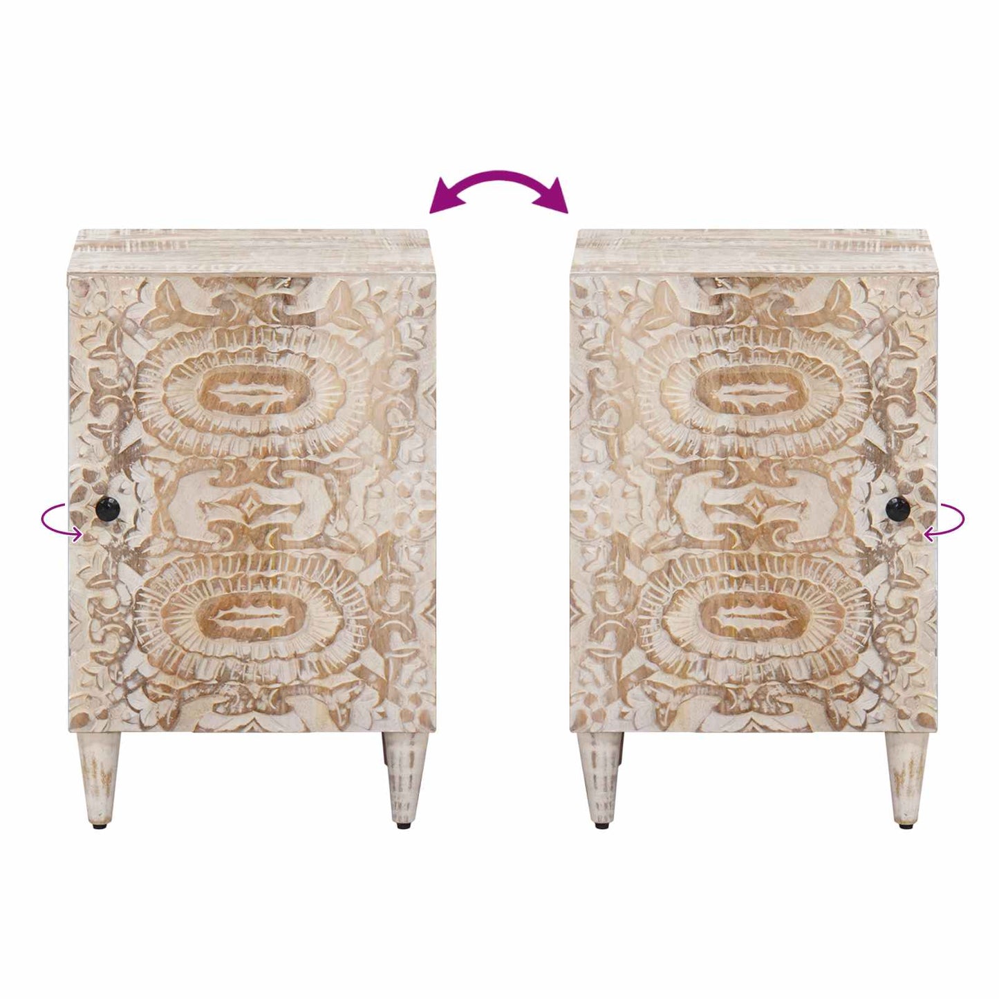 Mobile da Bagno con archiviazione Bianco 38 x 33,5 x 58 cm | homemem39