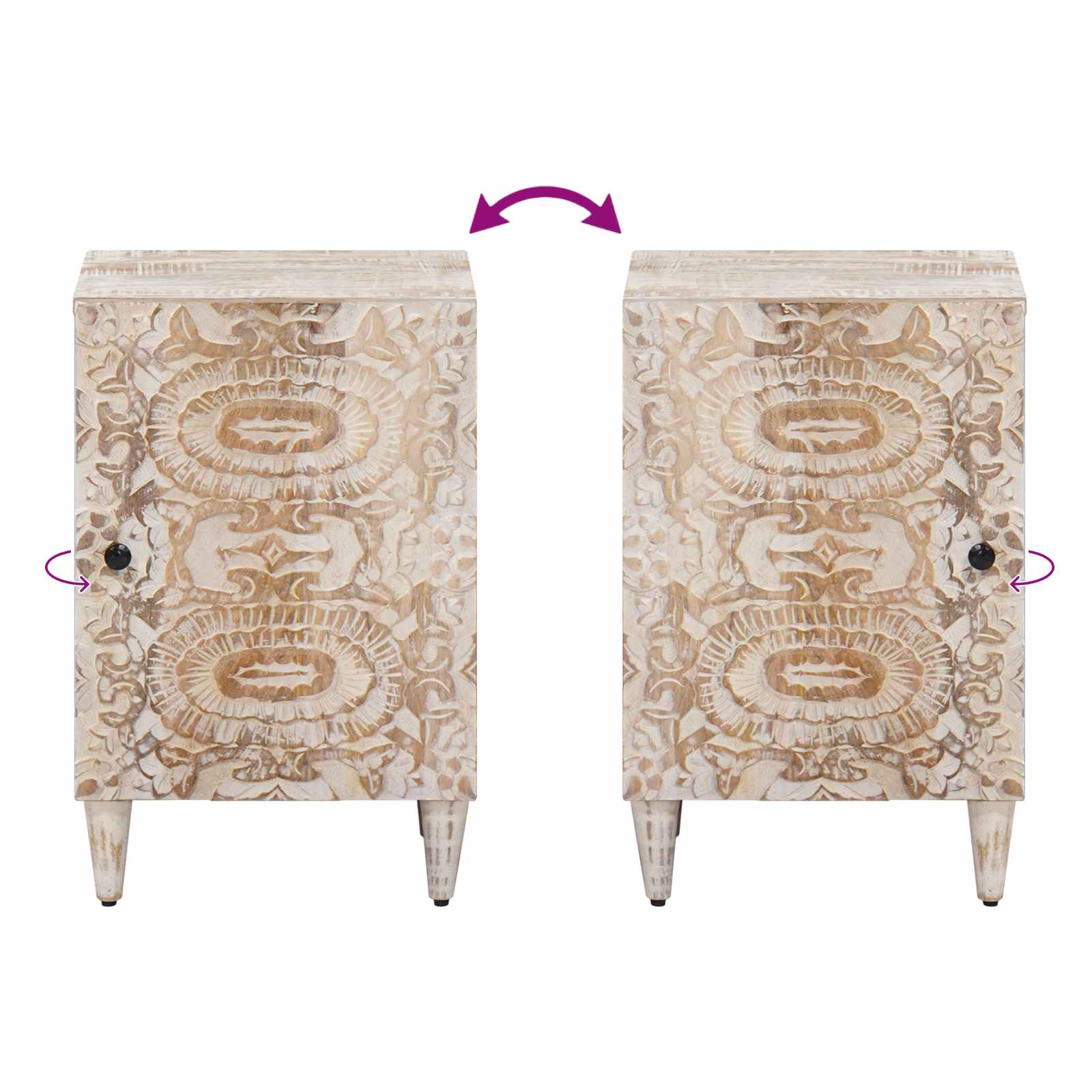 Mobile da Bagno con archiviazione Bianco 38 x 33,5 x 58 cm | homemem39