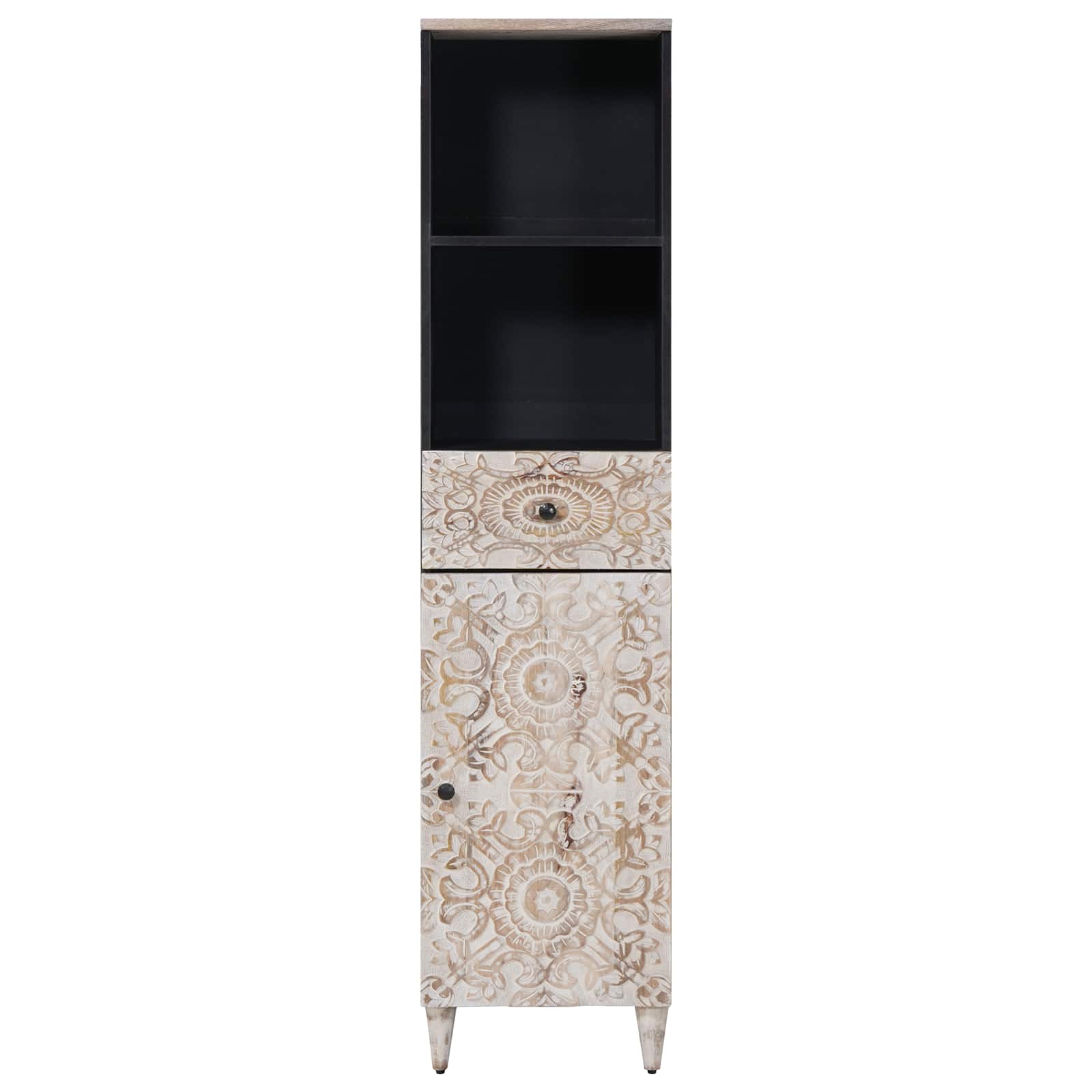 Mobile da Bagno con cassetto Bianco 38 x 33,5 x 160 cm | homemem39