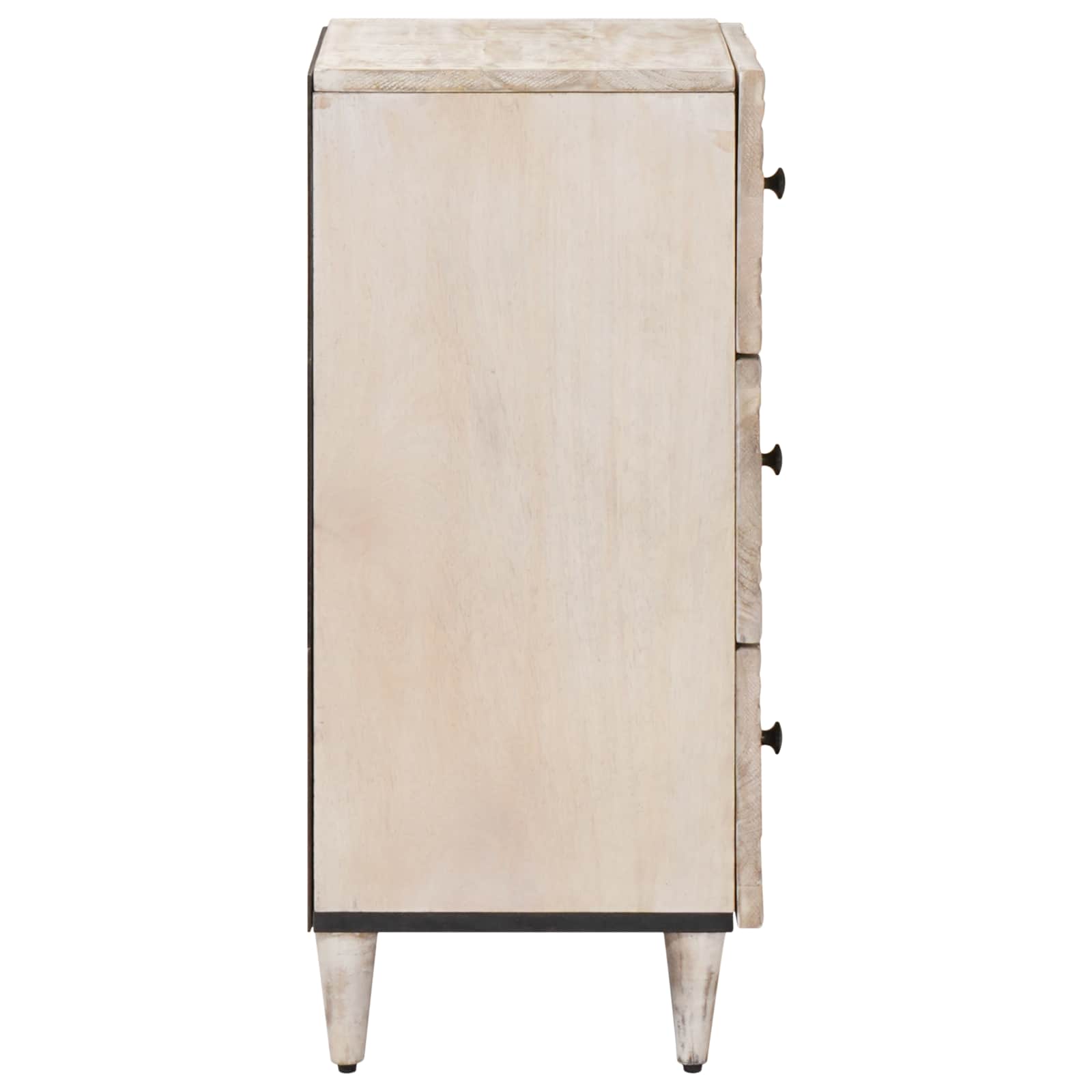 Credenza Bianco 40 x 33,5 x 75 cm Legno di mango massello | homemem39