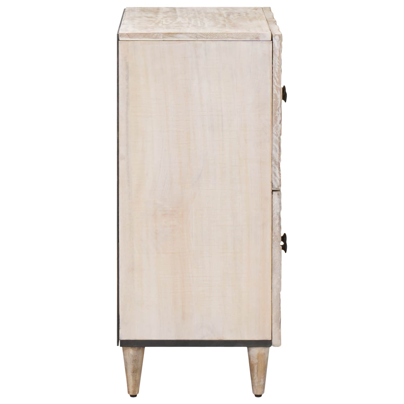 Credenza Bianco 60 x 33,5 x 75 cm Legno di mango massello | homemem39