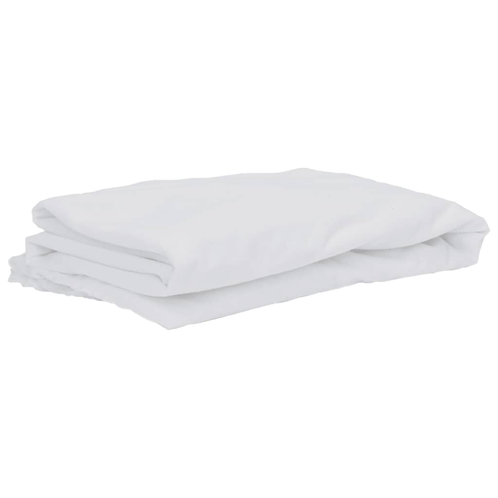 Coprimaterasso Bianco 200x200 cm Impermeabile