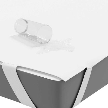 Coprimaterasso Bianco 90x220 cm Impermeabile - homemem39