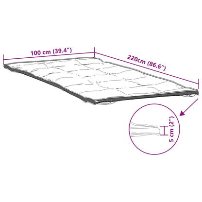 Coprimaterasso Bianco 100x220 cm