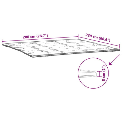 Coprimaterasso Bianco 200x220 cm