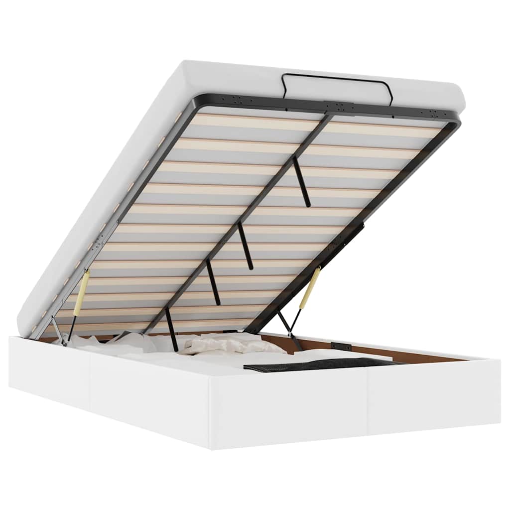 Struttura Letto Pouf senza Materasso 120x190 cm Similpelle