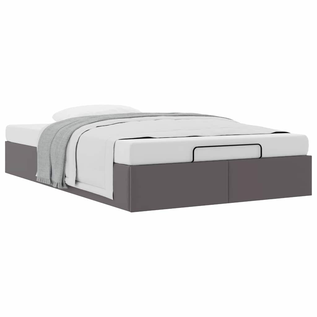 Struttura Letto Pouf senza Materasso 120x200 cm Similpelle