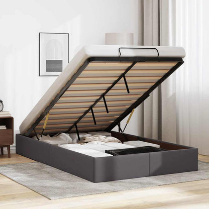 Struttura Letto Pouf senza Materasso 120x200 cm Similpelle