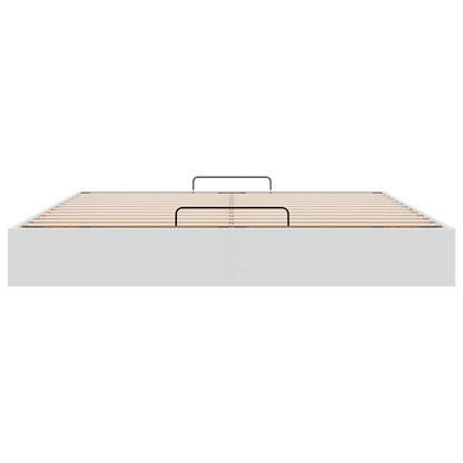 Struttura Letto Pouf senza Materasso 160x200 cm Similpelle