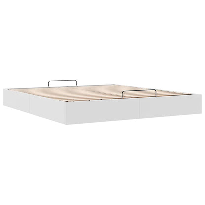 Struttura Letto Pouf senza Materasso 180x200 cm Similpelle | homemem39
