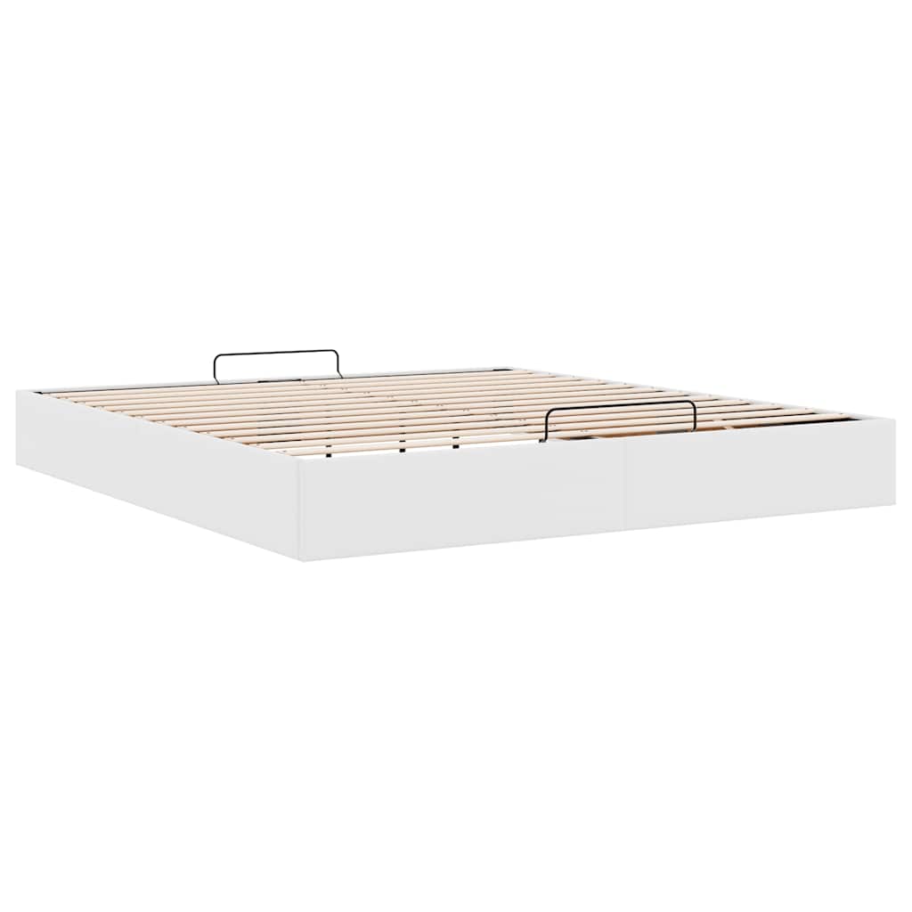 Struttura Letto Pouf senza Materasso 180x200 cm Similpelle | homemem39