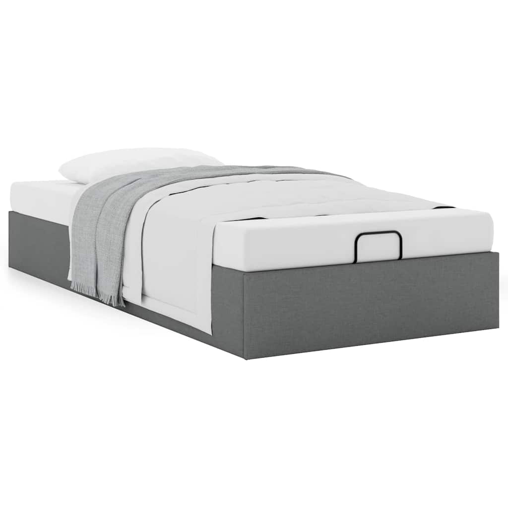 Struttura Letto Pouf senza Materasso 180x200 cm in Tessuto