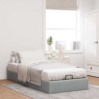 Struttura Letto Pouf senza Materasso 90x190 cm in Tessuto | homemem39