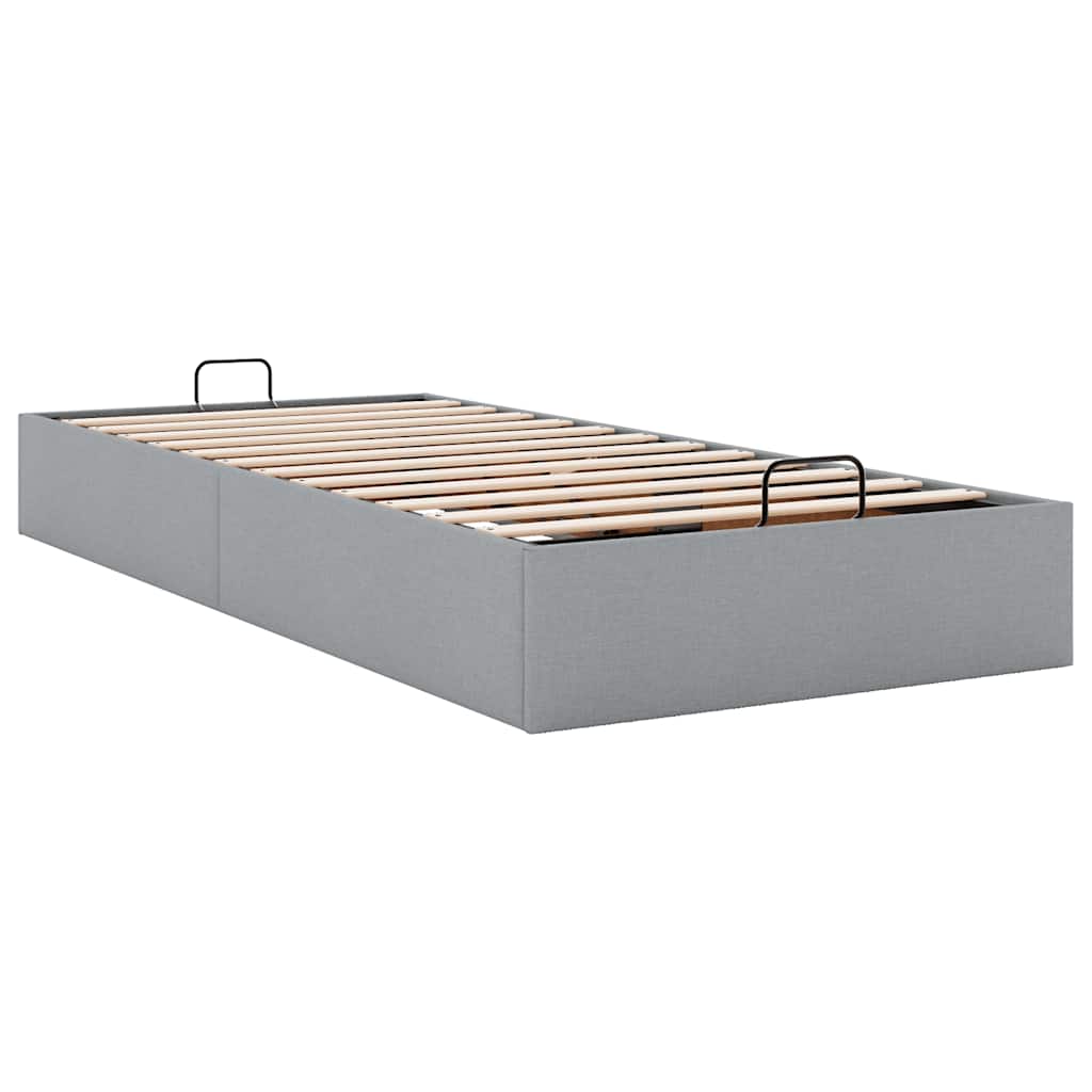 Struttura Letto Pouf senza Materasso 90x190 cm in Tessuto | homemem39