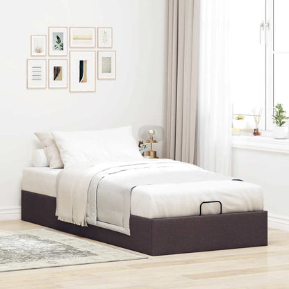 Struttura Letto Pouf senza Materasso 90x190 cm in Tessuto