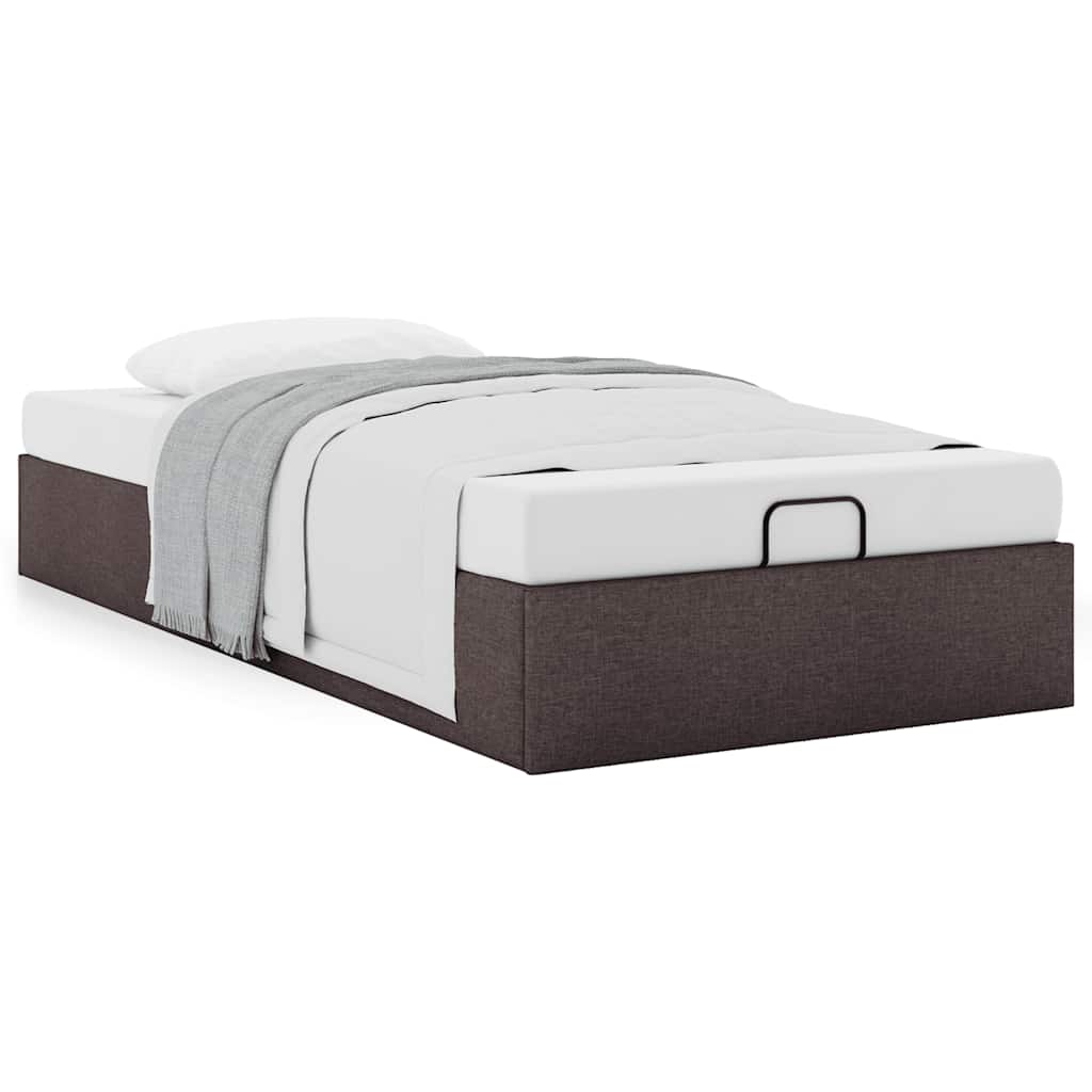 Struttura Letto Pouf senza Materasso 90x190 cm in Tessuto