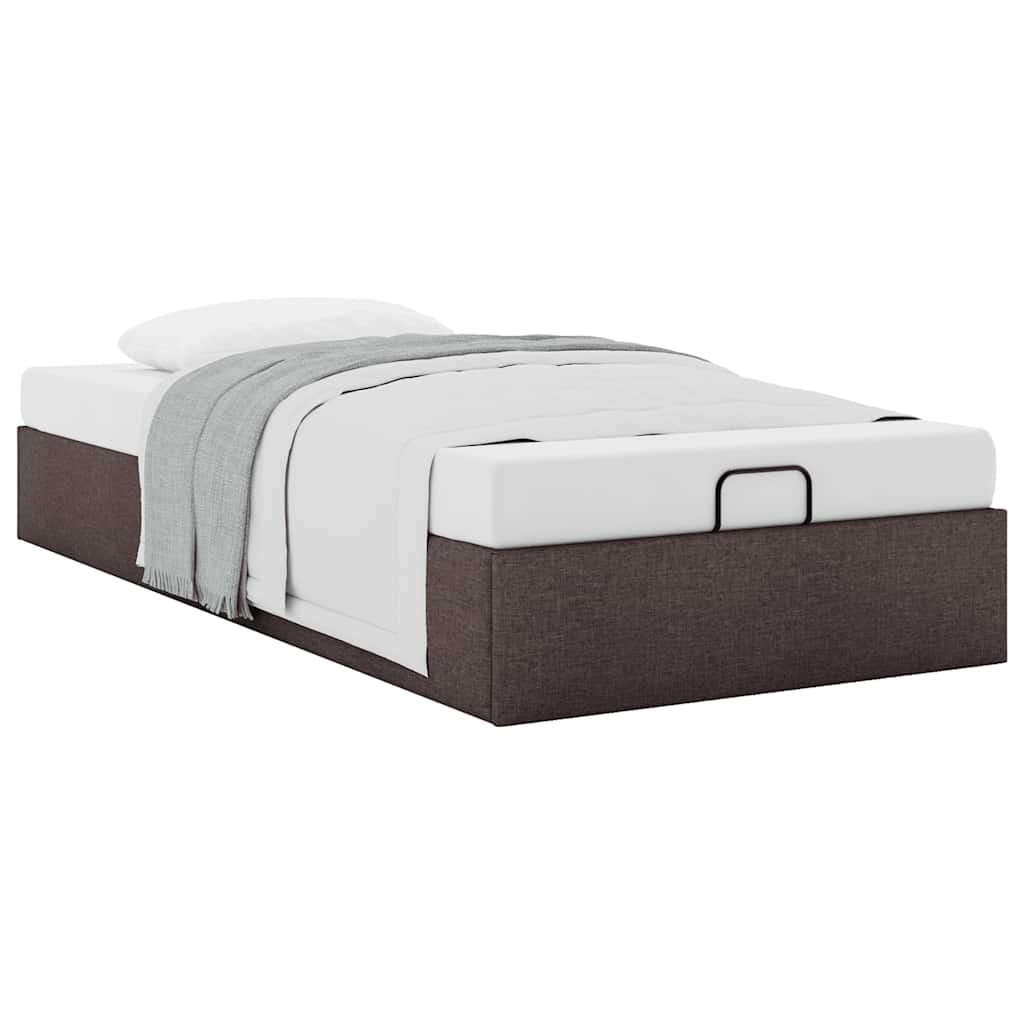 Struttura Letto Pouf senza Materasso 90x190 cm in Tessuto