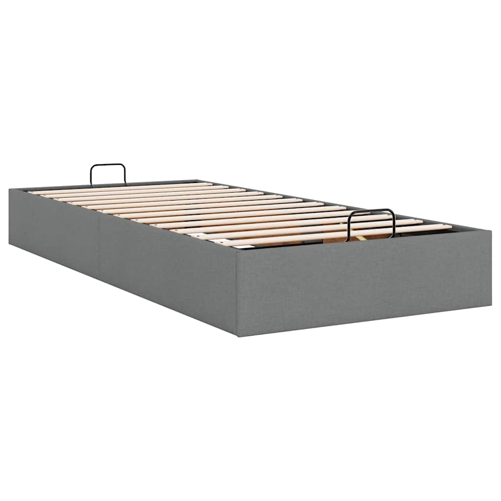 Struttura Letto Pouf senza Materasso 90x200 cm in Tessuto