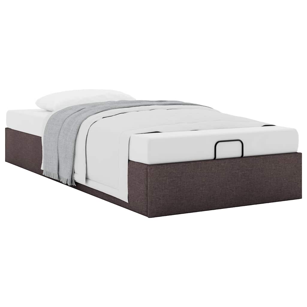 Struttura Letto Pouf senza Materasso 90x200 cm in Tessuto