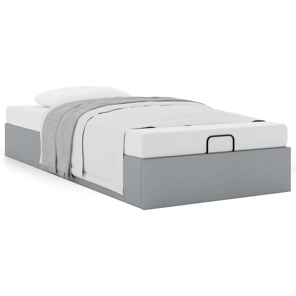 Struttura Letto Pouf senza Materasso 100x200 cm in Tessuto