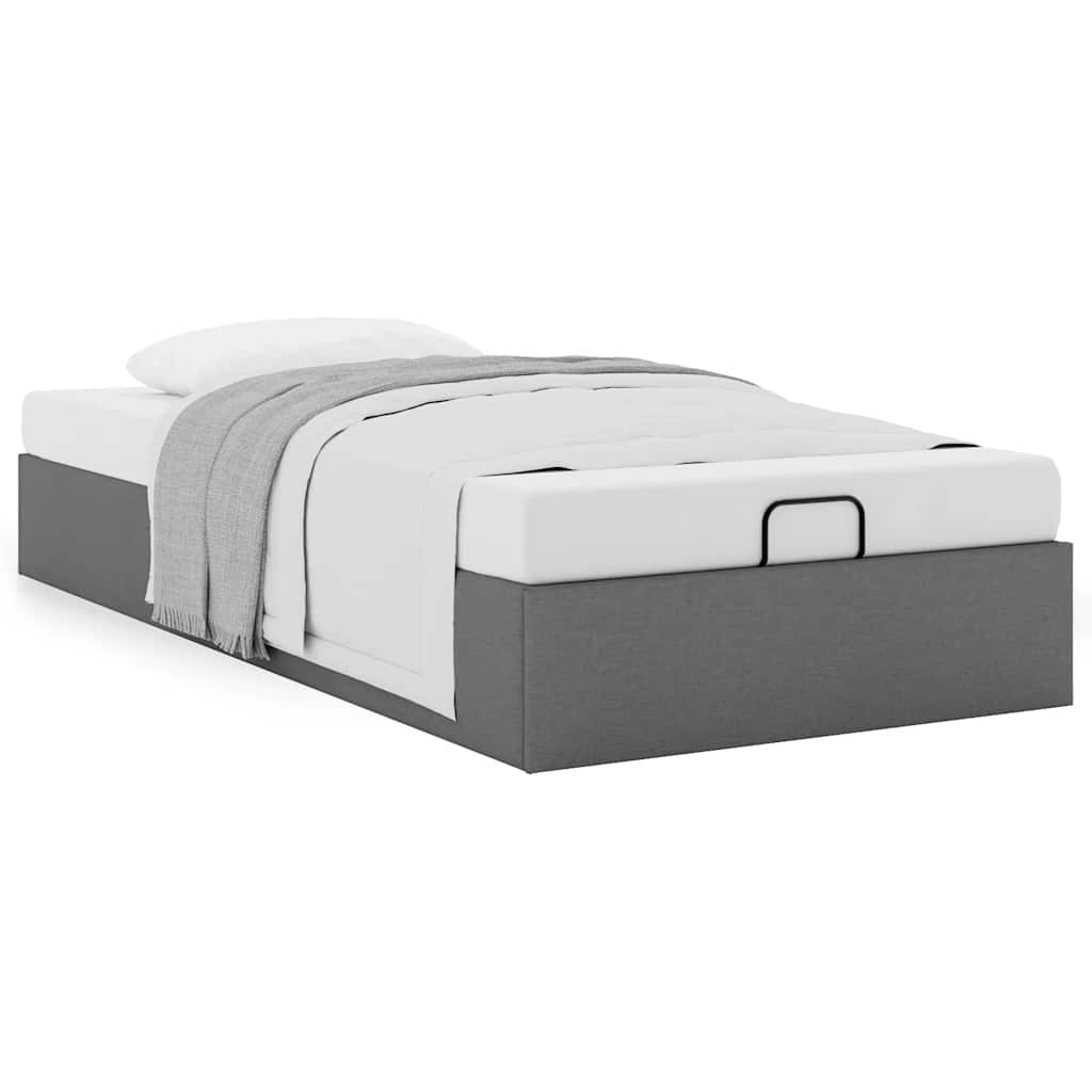 Struttura Letto Pouf senza Materasso 100x200 cm in Tessuto