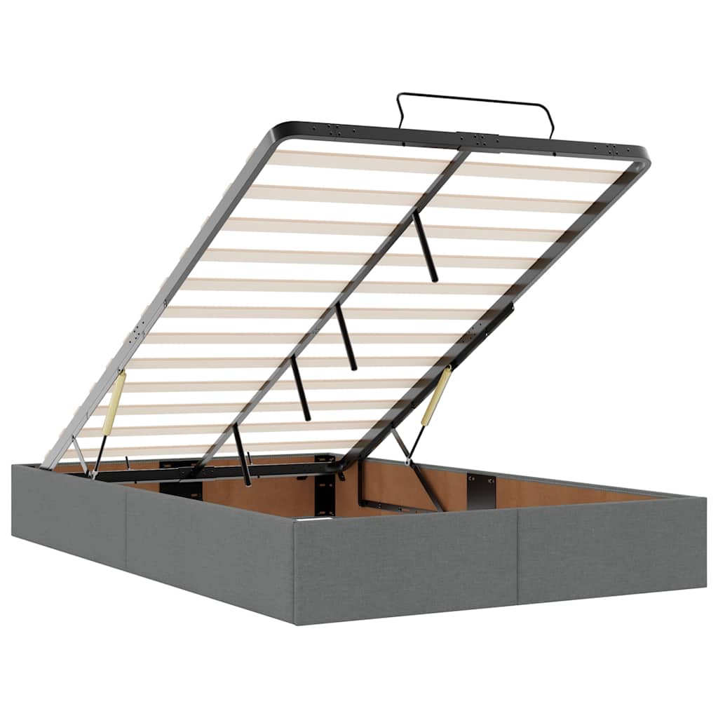 Struttura Letto Pouf senza Materasso 120x200 cm in Tessuto - homemem39