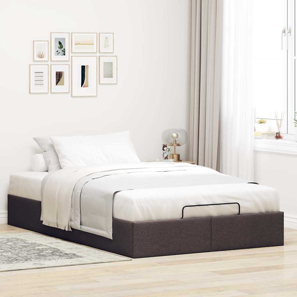 Struttura Letto Pouf senza Materasso 120x200 cm in Tessuto