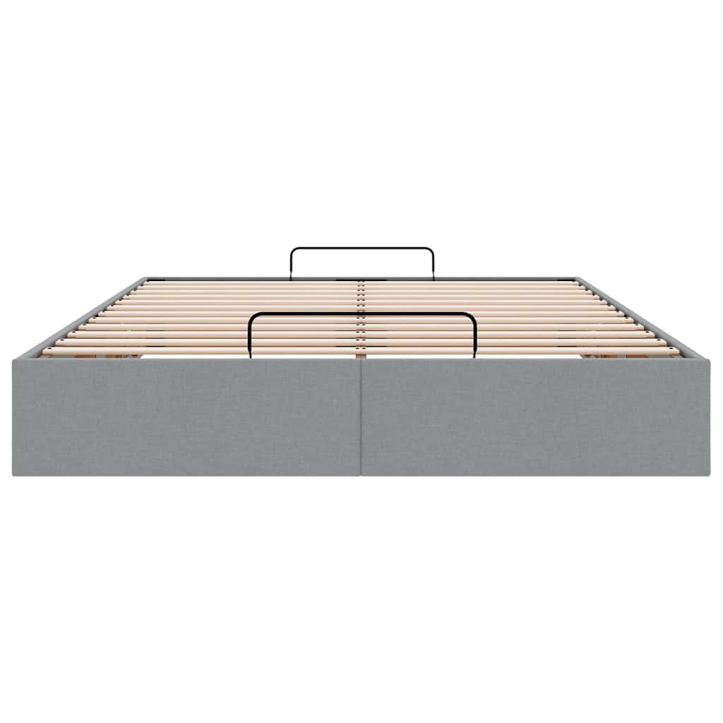 Struttura Letto Pouf senza Materasso 140x190 cm in Tessuto