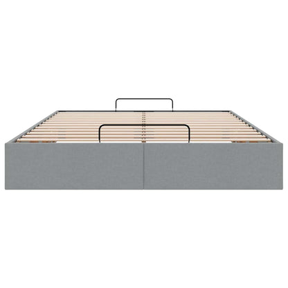 Struttura Letto Pouf senza Materasso 140x190 cm in Tessuto