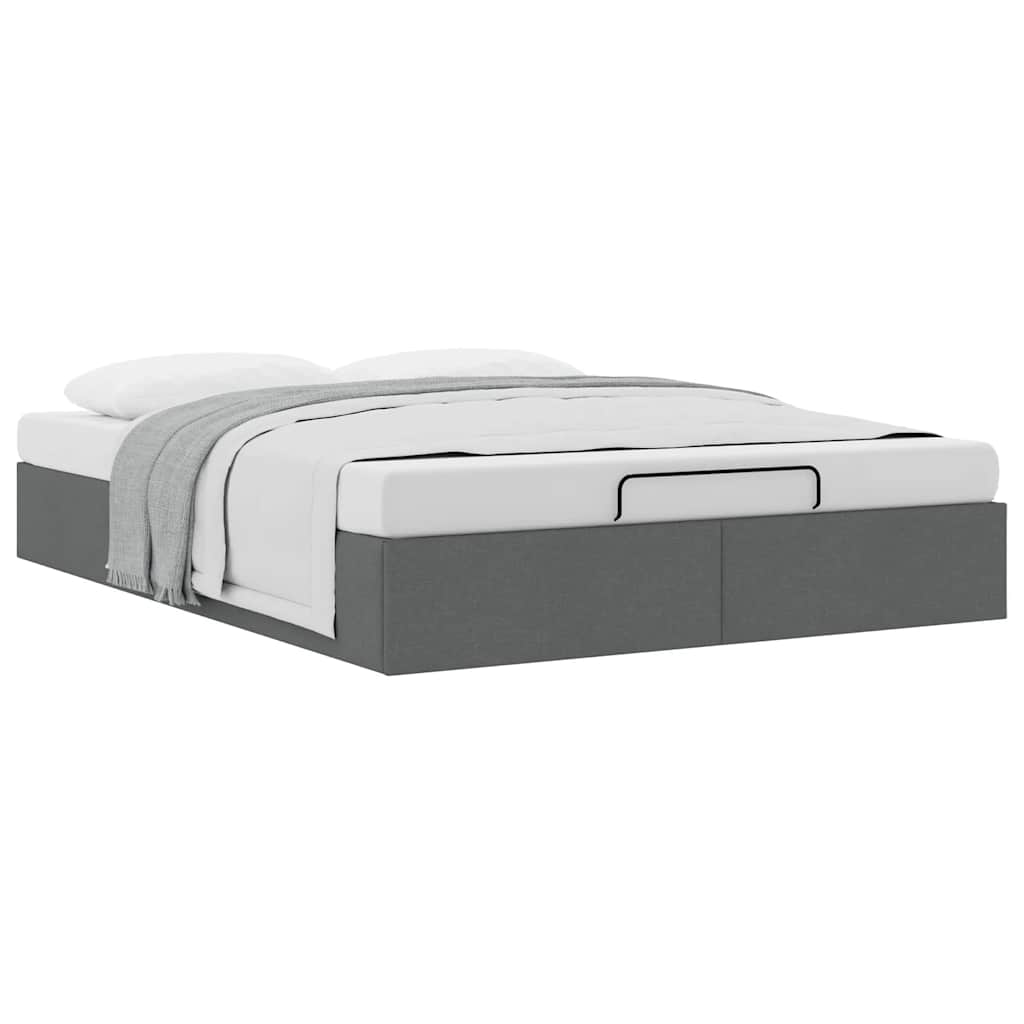 Struttura Letto Pouf senza Materasso 140x190 cm in Tessuto