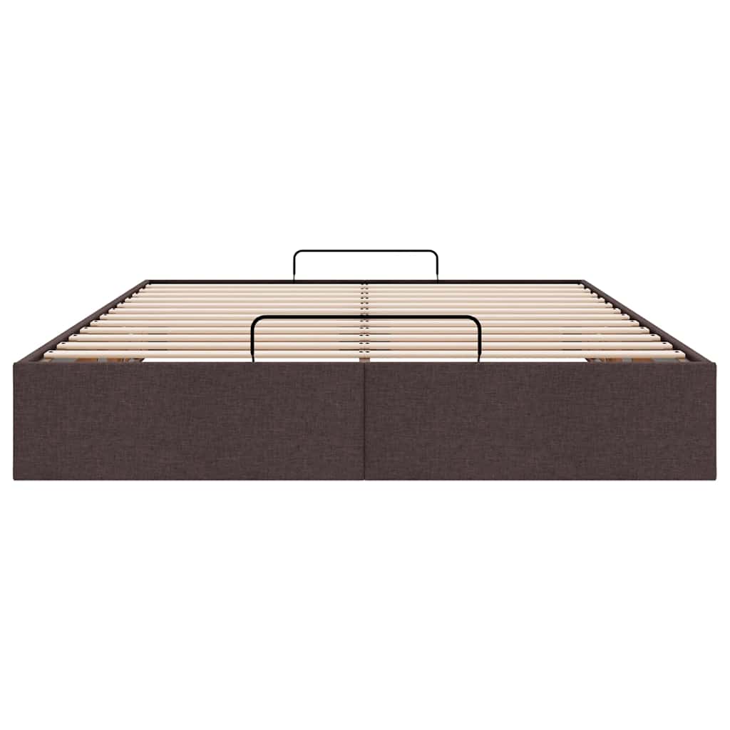 Struttura Letto Pouf senza Materasso 140x190 cm in Tessuto - homemem39