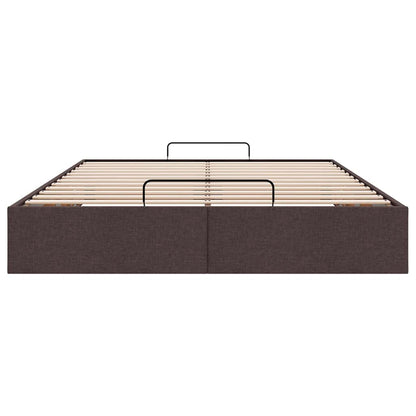 Struttura Letto Pouf senza Materasso 140x190 cm in Tessuto - homemem39